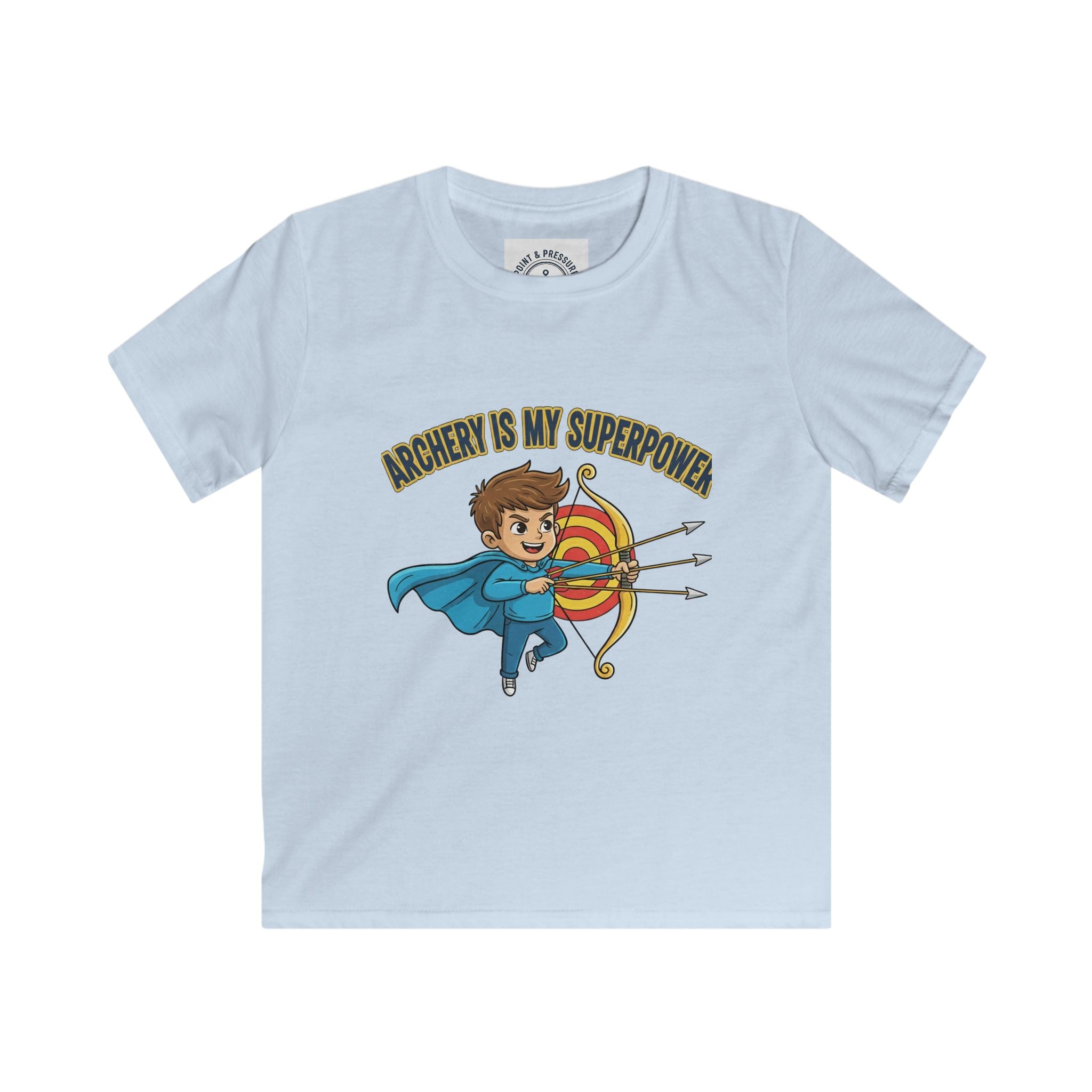 Kids Archery Superhero Tee- "Archery is My Superpower"