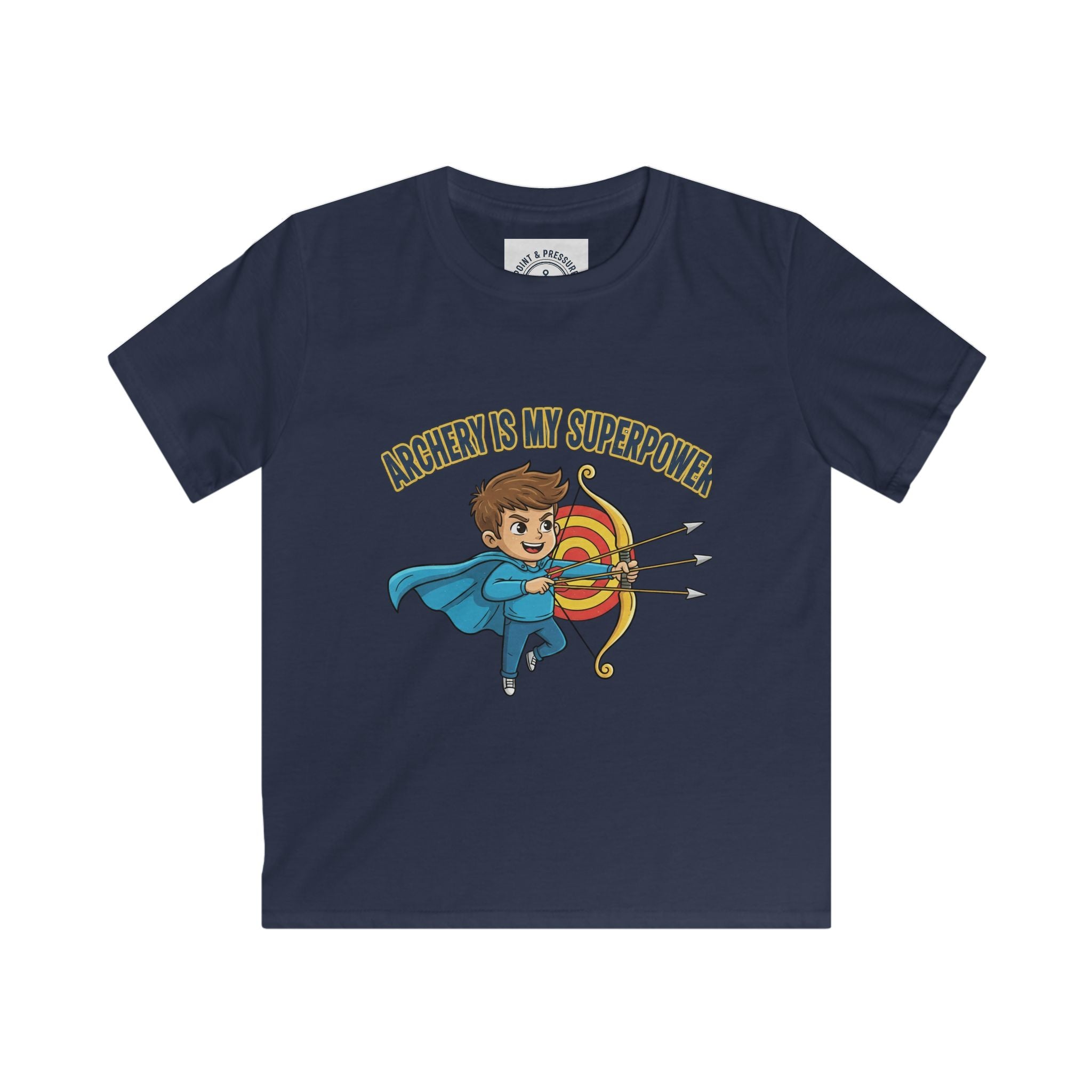 Kids Archery Superhero Tee- "Archery is My Superpower"