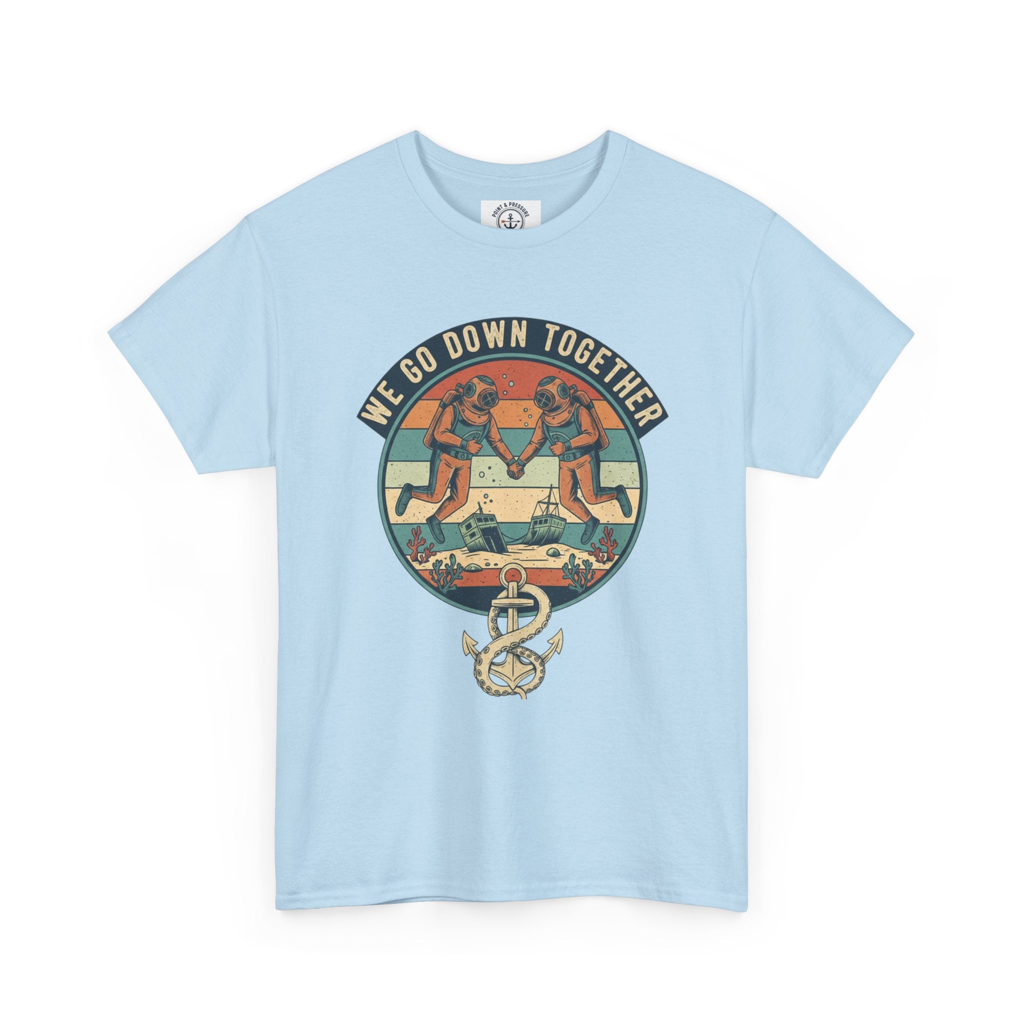 Couples' Scuba Tee - "We Go Down Together"