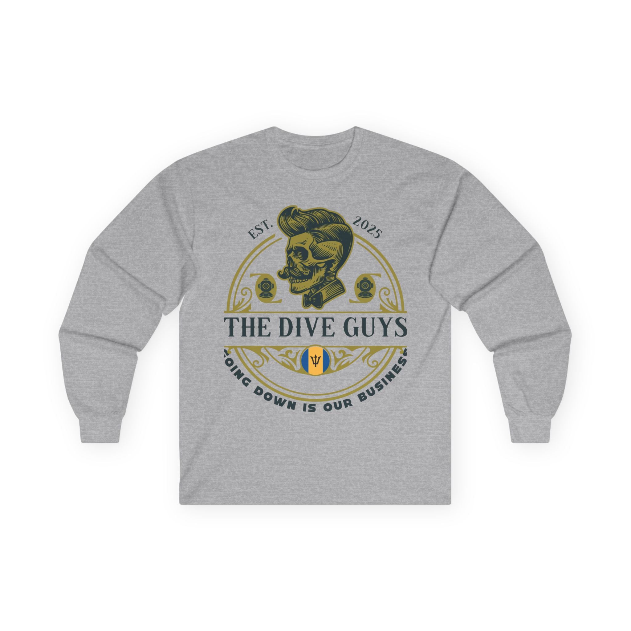The Dive Guys Long Sleeve Tee - "Going Down Is Our Business"