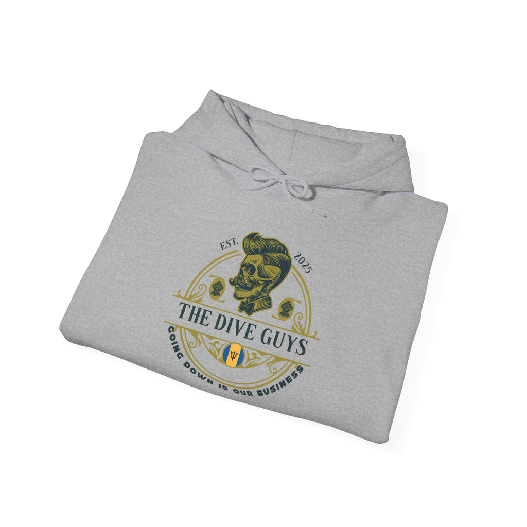The DIve Guys Hoodie - "Going Down is Our Business"