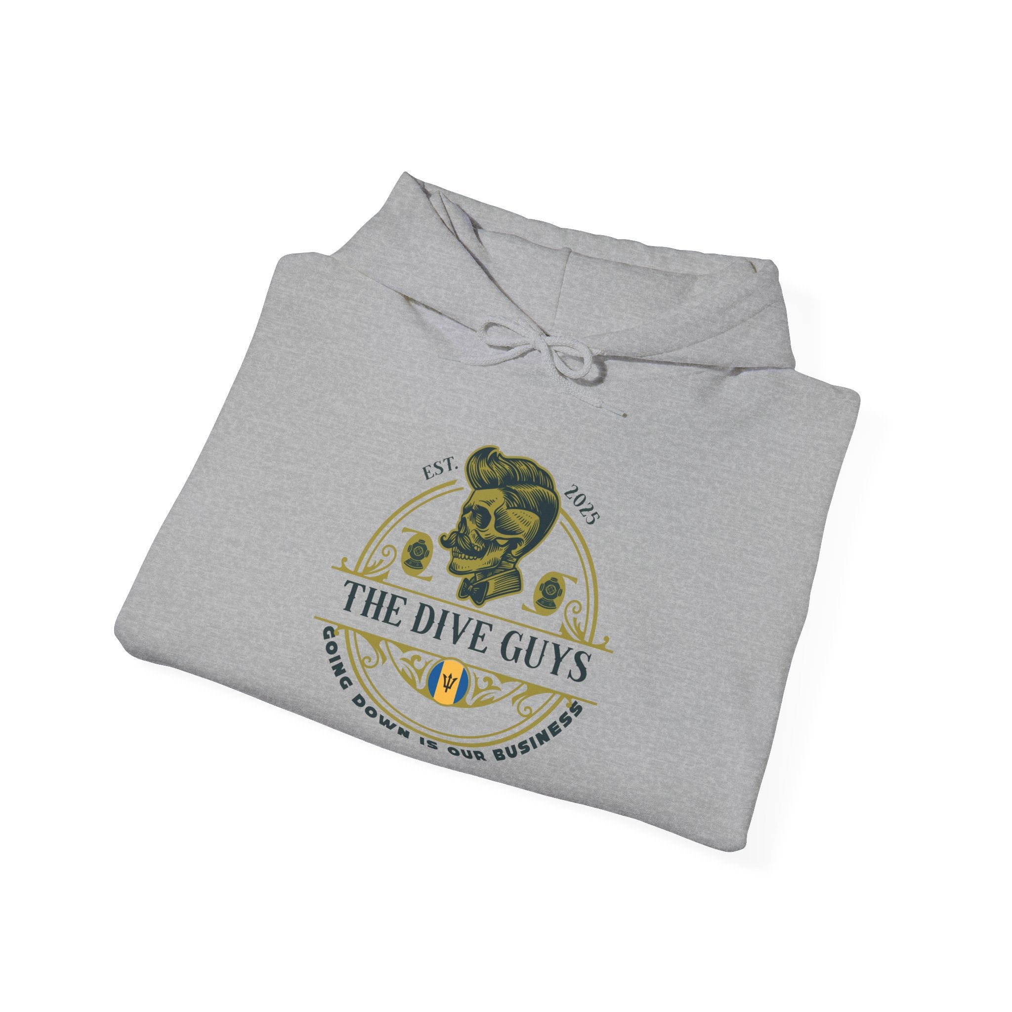 The DIve Guys Hoodie - "Going Down is Our Business"