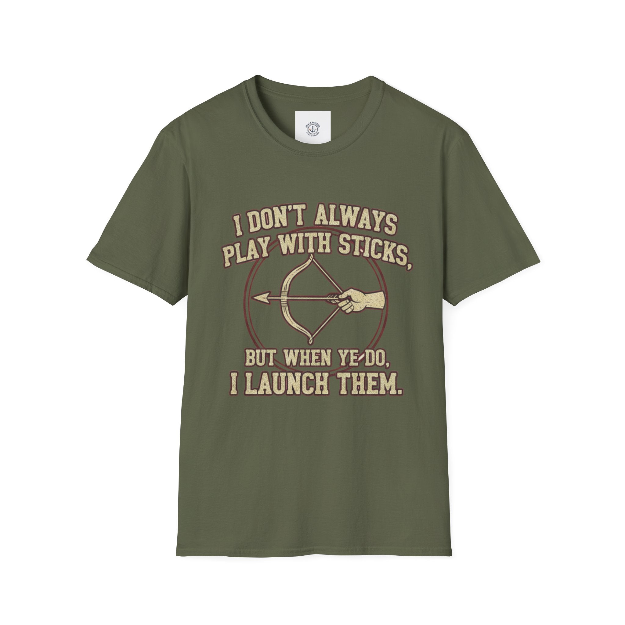 Archery Tee - "I Don't Always Play With Sticks"