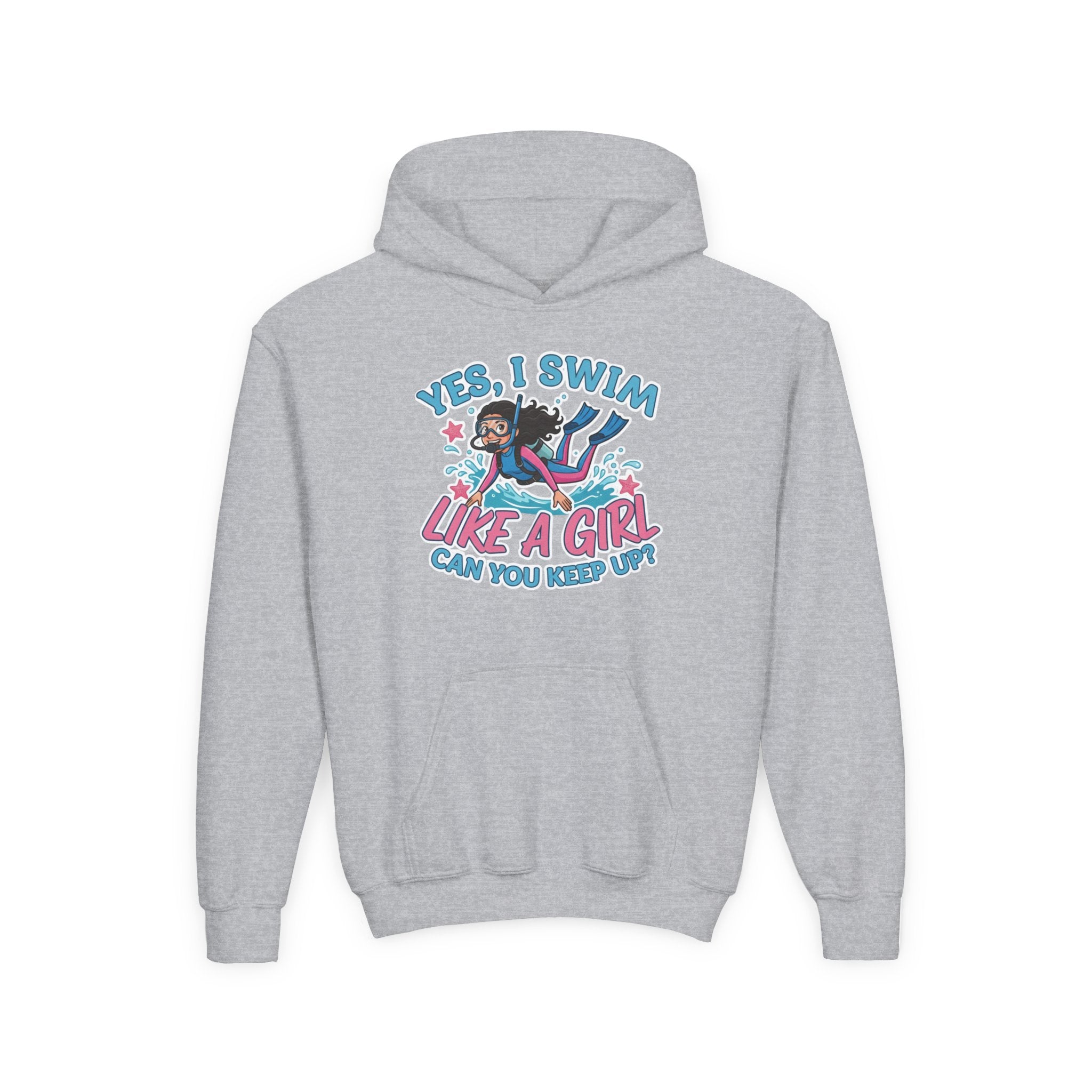 Girl Power Hoodie - "Yes, I Swim Like a Girl"