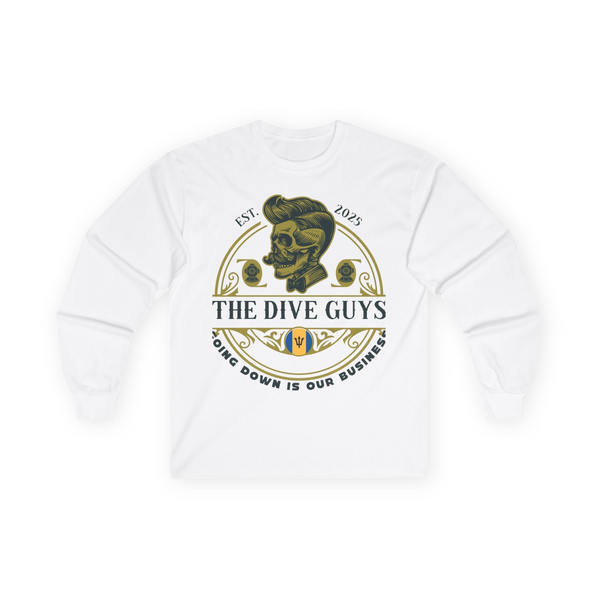 The Dive Guys Long Sleeve Tee - "Going Down Is Our Business"