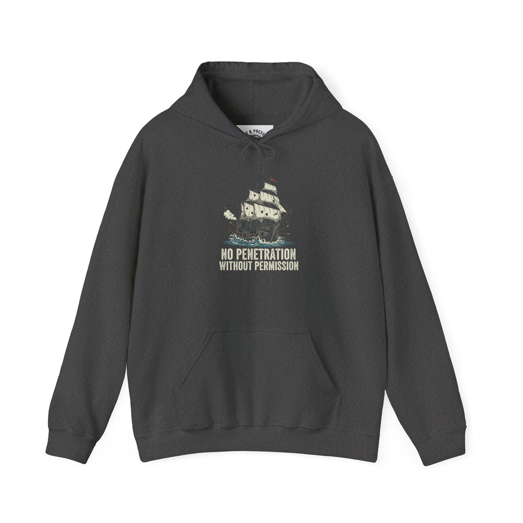 Wreck Diving Hoodie - "No Penetration Without Permission"