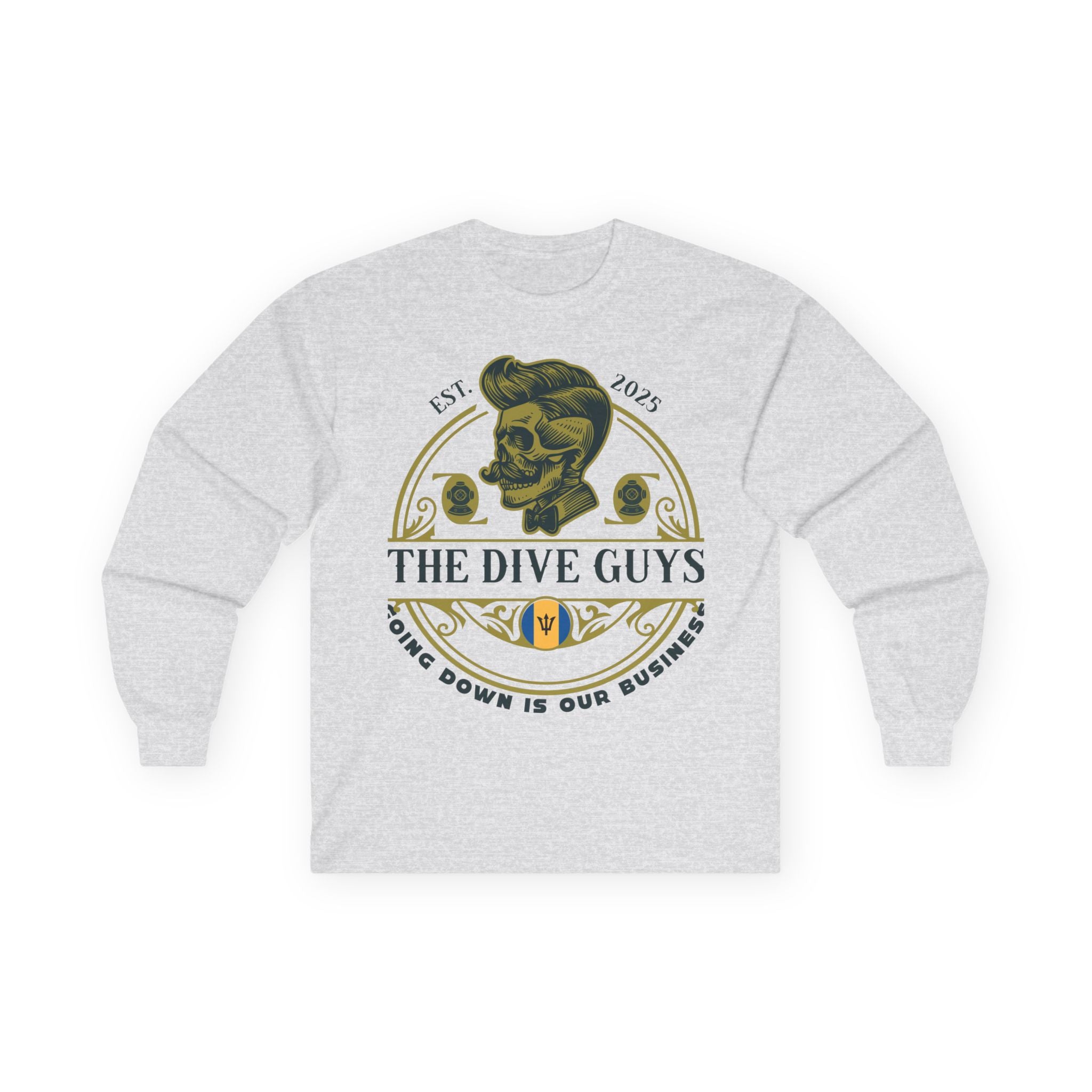 The Dive Guys Long Sleeve Tee - "Going Down Is Our Business"
